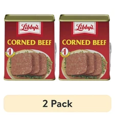 (2 pack) Libby's Corned Beef, 14g Protein Per Serving, Canned Meat, 12 oz. Can