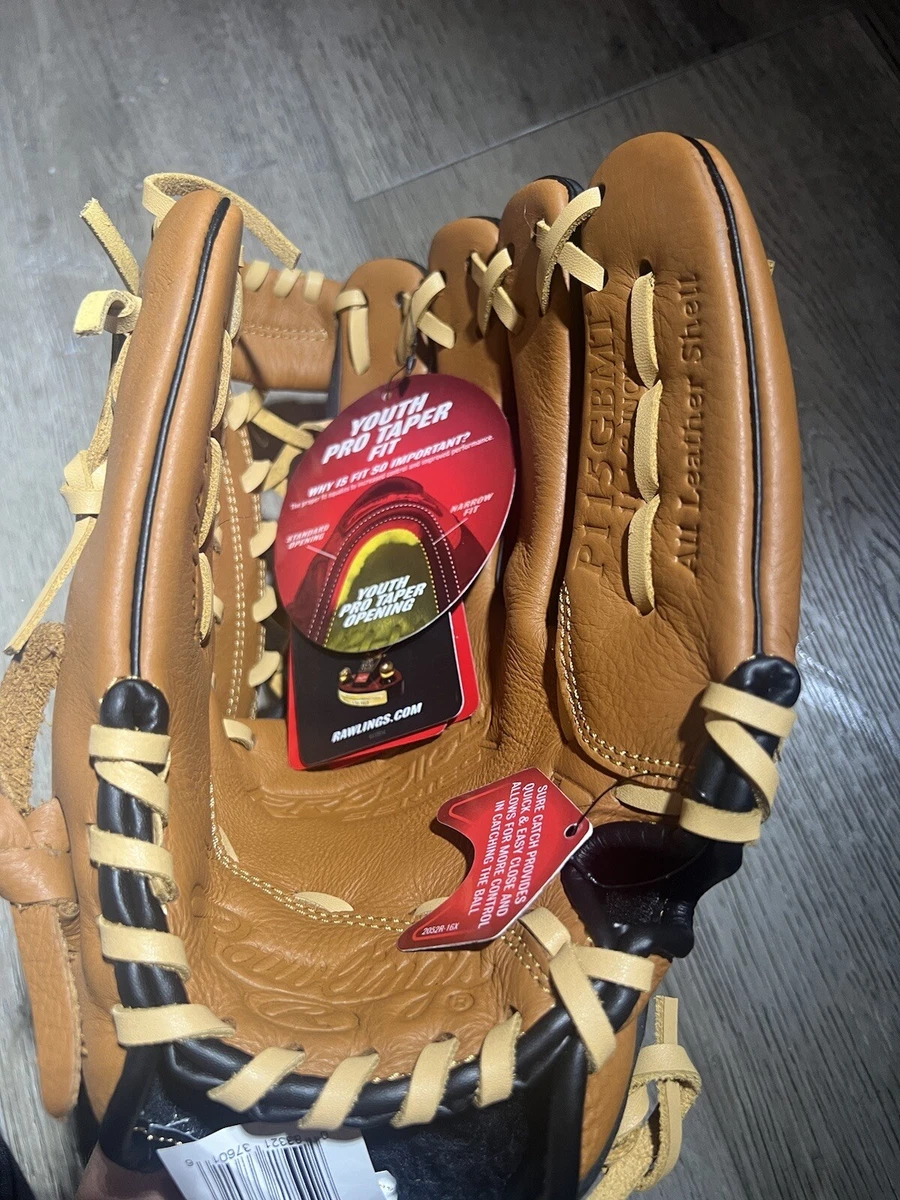 Rawlings Prodigy Left Hand Throw LHT P115GBMT 11 1 2 Inch Leather Baseball Glove
