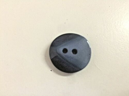 Chunky Flat 2 Hole Two Tone Round Fine Style Craft Making Wool Buttons - Picture 10 of 13
