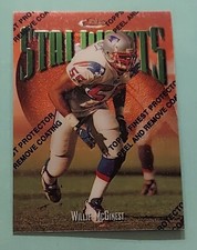 1997 Topps Finest WILLIE McGINEST #218 Stalwarts Insert New England Patriots