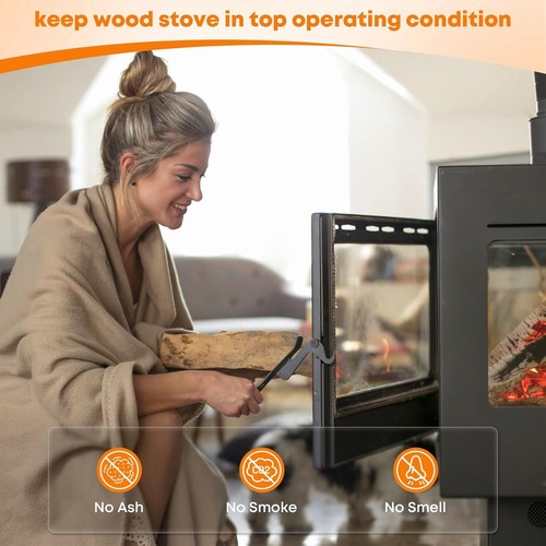 Graphite Wood Stove Replacement Gasket for Woodburning Stoves - 3/8" X 84" Rope - Picture 10 of 11