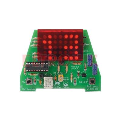 Velleman LED rollende Digitaluhr zum Selbermachen elektronisches Löten Projekt Kit MK123