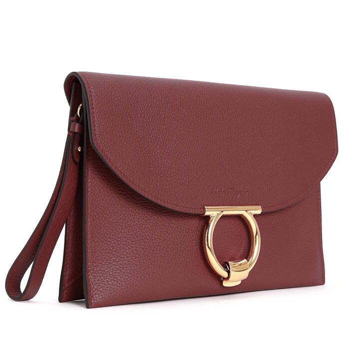 NEW SALVATORE FERRAGAMO Gancini Women's 725783 Carmine