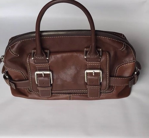 Borsa a tracolla Michael Kors 2 toni borsa a mano in pelle marrone (CR) - Foto 2 di 8