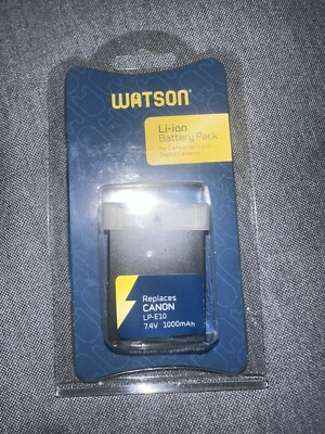 Watson LP-E10 Lithium-Ion Battery Pack (7.4V, 1000mAh) BRAND NEW FREE SHIPPING