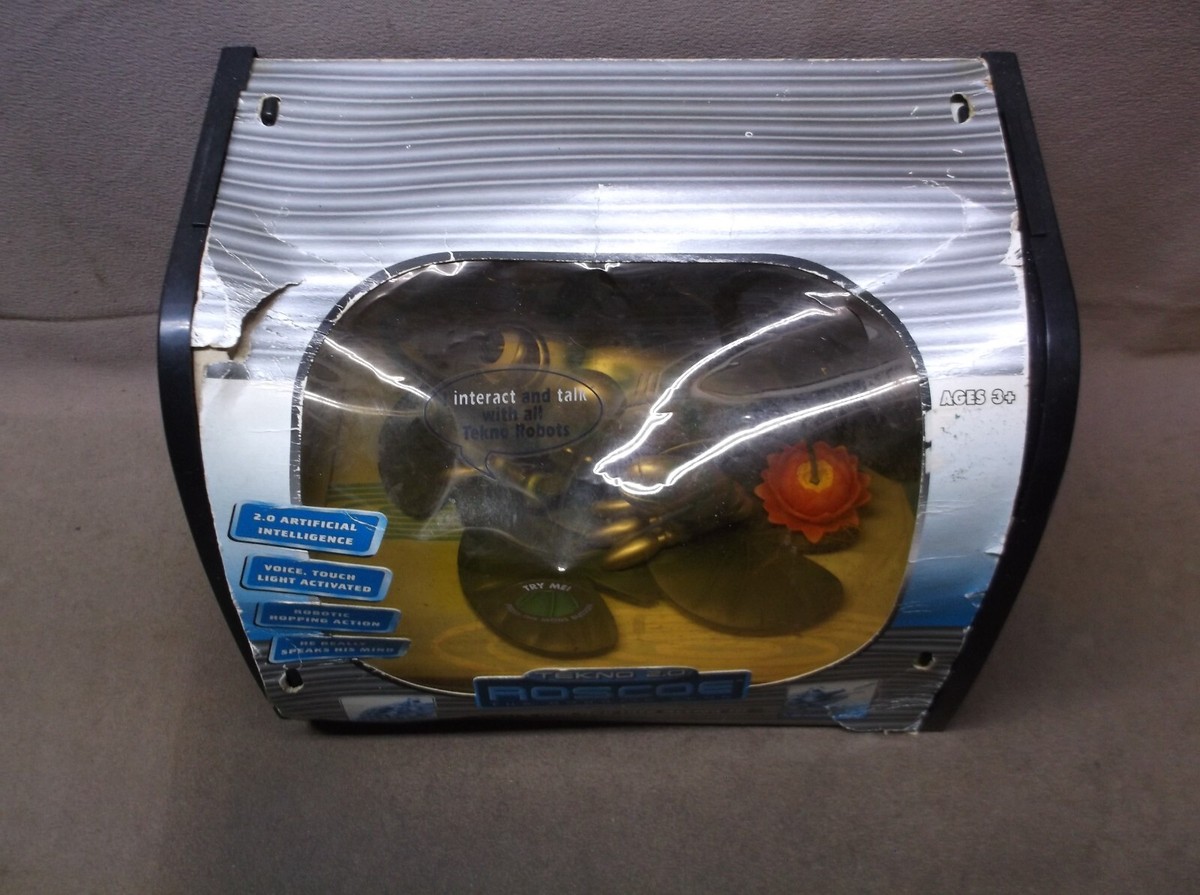 レアVR. 3D カラー フィッシングManleyToyQuest箱付き 動作品 MANLEY TOY QUEST TEKNO 2.0 ROSCOE ROBOTIC FROG AI ORIGINAL BOX | eBay