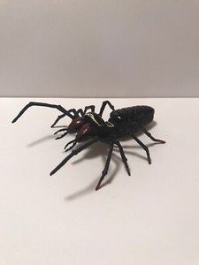 Handmade Hand-painted 4" Black Camel Spider  Rhagodes Solifugae Figurine Replica
