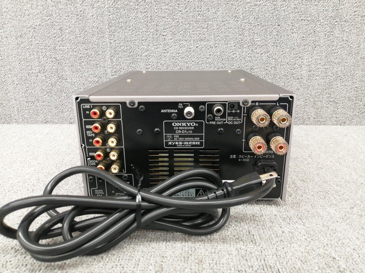 ONKYO ミニコンポ リモコン付き 【公式通販】