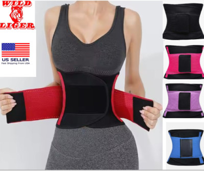 Waist Trainer Trimmer Sweating Belt  Women/Men Stomach Weight Loss Slimming