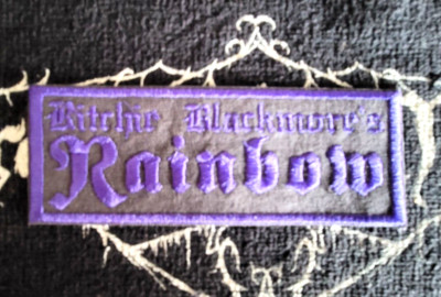 Ritchie Blackmore's Rainbow Iron on embroidered patch (Dio, Deep Purple)