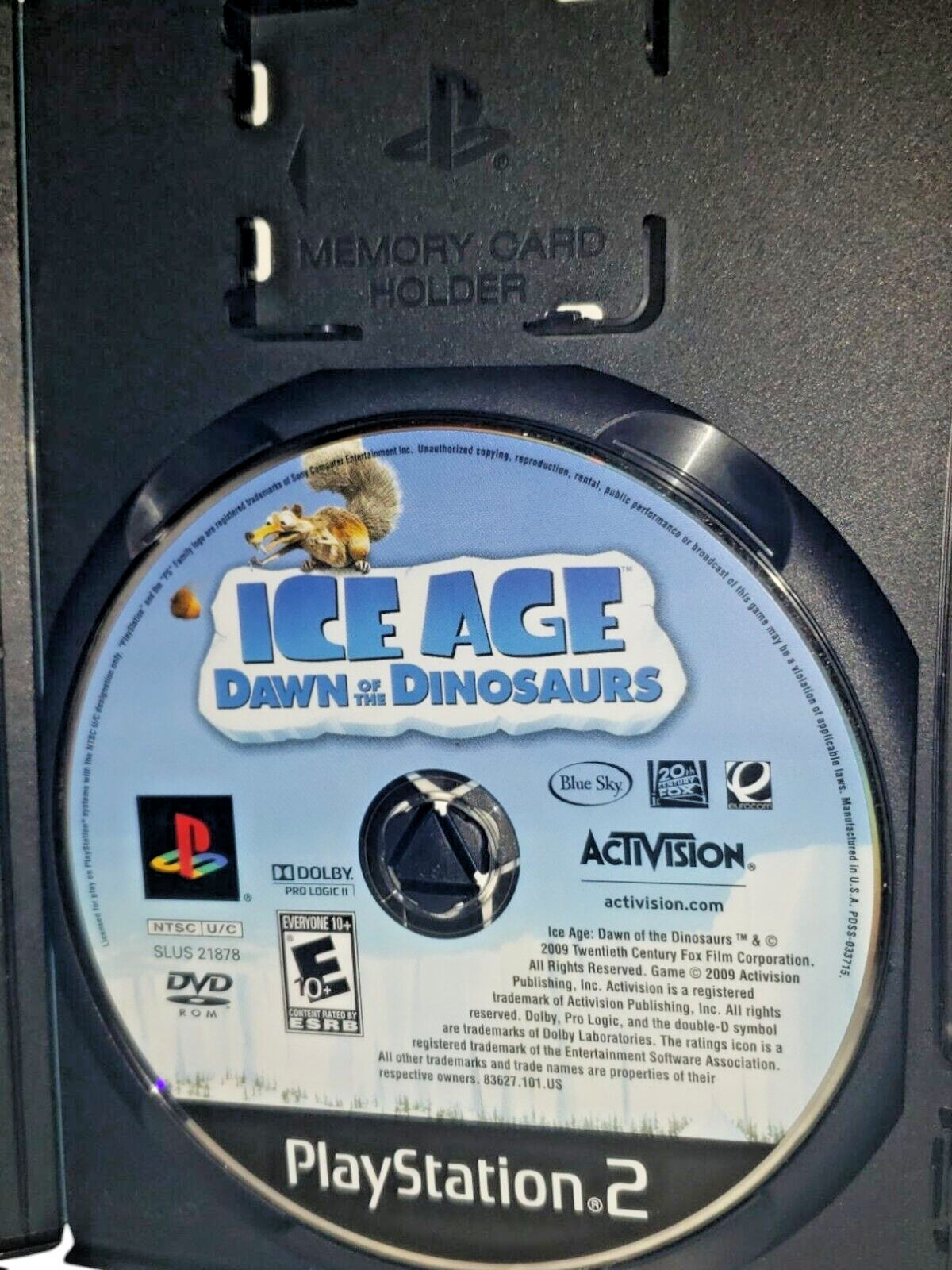 Ice Age: Dawn of the Dinosaurs (Sony PlayStation 2, 2009) PS2 Disc Only