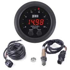 52mm Air Fuel Ratio Gauge LED Digital Display + Wideband O2 Oxygen Sensor 12V