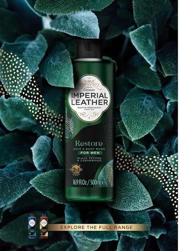 Imperial Leather Men Restore Duschgel 2in1 Duschgel, Black Pepper & Cedarwood - Bild 4 von 4