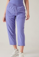 Athleta Size 6 Arrival Pants Dark Adonis Blue Purple 