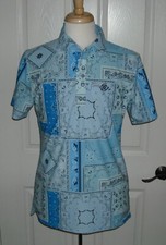 NWT G/Fore Men's Golf Short Sleeve Polo Shirt Size M Color Sky 120