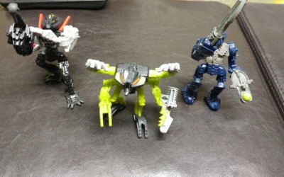 3 pc McDonalds LEGO Bionicle Action Figures