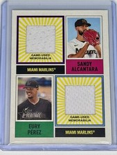 2025 Topps Heritage - Sandy Alcantara / Eury Perez  Dual Player Collection Relic