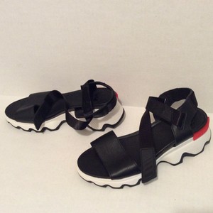 athletic platform sandals