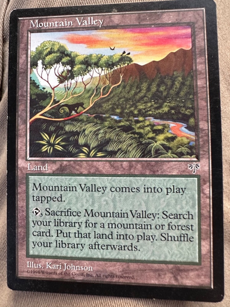 MTG Mountain Valley Mirage Regular Uncommon | eBay