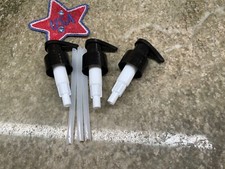Set of 3 Soap Pump Replacement, Dispenser Replacement Black 1  diameter neck