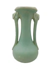 Vtg 1940's McCoy Pottery Art Deco Matte Mint Seafoam Green Vase Urn 9.5" T
