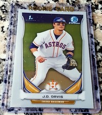 J.D. DAVIS 2014 Bowman Chrome 1st TRUE Rookie Card RC SF Giants HR Power🔥🔥🔥$$