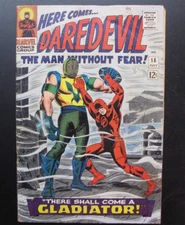 Marvel Comics Group Comic Book Daredevil No. 18 1st Appearance of Gladiator 1966