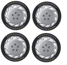 FOR VW Caddy 16 inch Vegas Silver Wheel Trims (1995-2004)