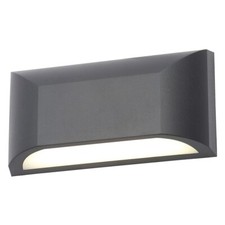 Litecraft Truro Wall Light 5 Watt LED Outdoor IP65 Rated Garden Fitting - Black 