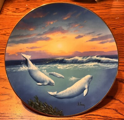 1991 W.S. George  White Whale of the North by Anthony Casay W/COA NIB FREE SHIP