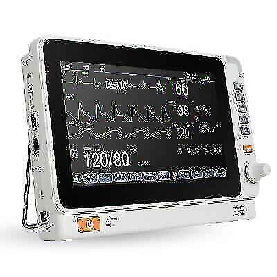 Patient Monitor Portable Syetem TEMP SPO2 PR 6-parameter Vital Sign 10 ...