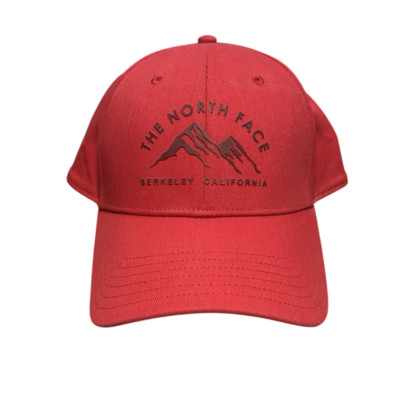 The North Face Berkeley California Red Snap Back Hat Cap Unisex One Size