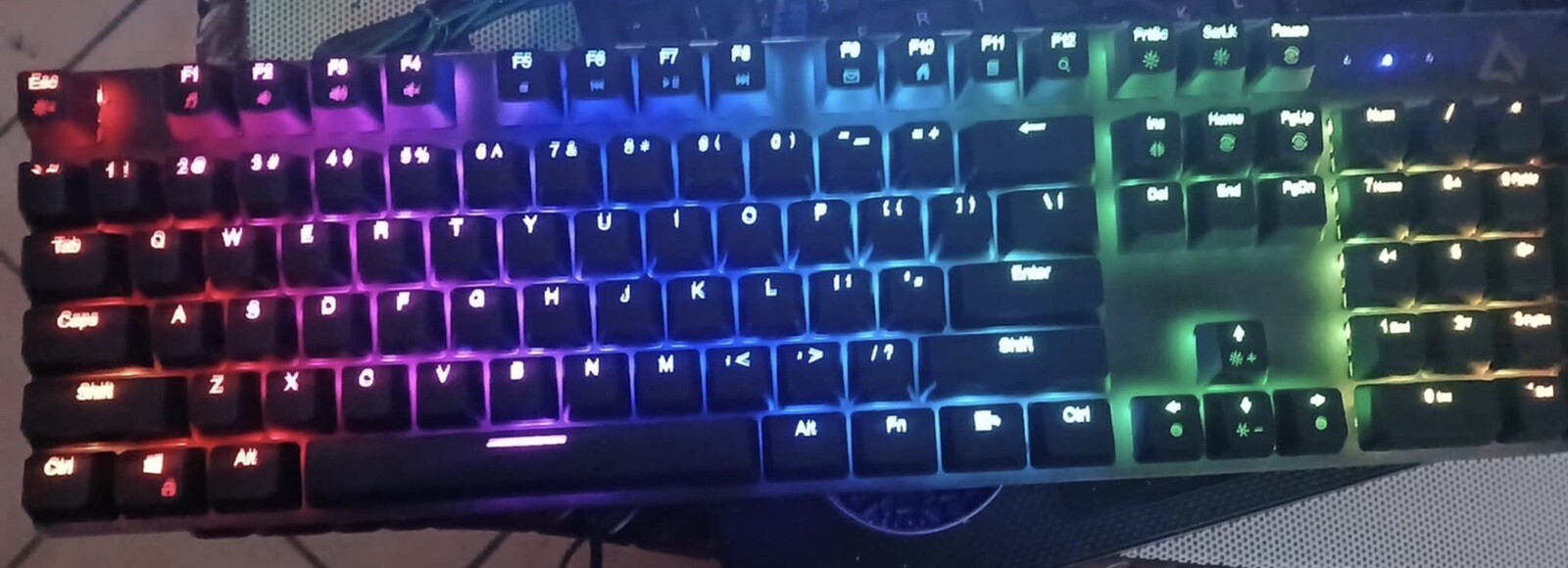 Aukey RGB Mechanical Gaming Keyboard with Customizable Lighting-image