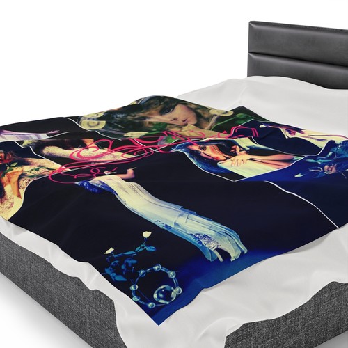 Stevie Nicks Velveteen Plush Blanket, Cozy Throw Blanket, Retro Decor - Picture 7 of 15