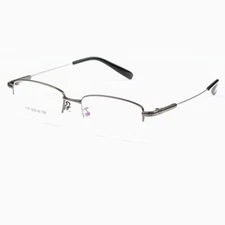 Highly Strength Reading Glasses +5.00 7.00 9.00 ~15.00 Metal Half Rim Readers