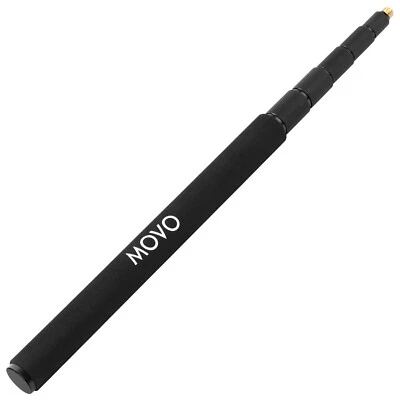 Movo CMP-17 Professional Aluminum Boom Pole for Shotgun Microphones