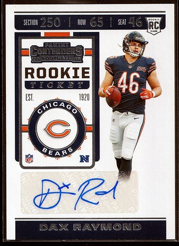 2019 Panini Contenders Rookie Ticket Autograph #278 Dax Raymond