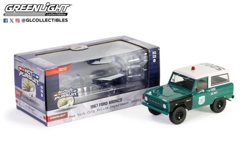 Greenlight échelle 1:24 Hot Pursuit - 1967 Ford Bronco-(NYPD) 85581 - Photo 1/1