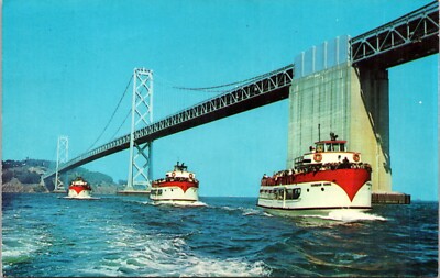Harbor Tours Sight Seeing Boats, Fisherman's Wharf, San Francisco, CA - Postcard