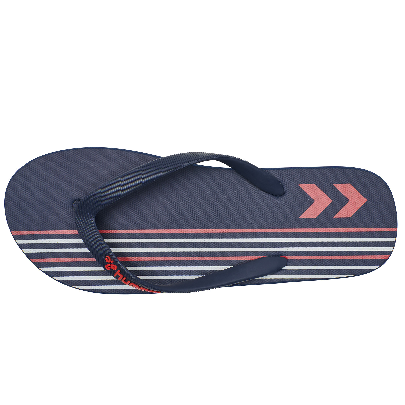 Шлепанцы унисекс с разделителем пальцев Hummel в разноцветную полоску синие 211373 7381 4090₽