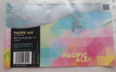 Craft Can Beer Wrap - Pacific Ale - Crooked River Brewing Co