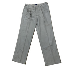 DOCKERS Vintage Pleated Pants Men 38x34 Y2k Khaki Wide Straight Baggy 2-Pleat 38