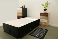 2ft6,3ft Single, 4ft,4ft6 Double, 5ft King Size Bed Base in Black. Choose Size. 