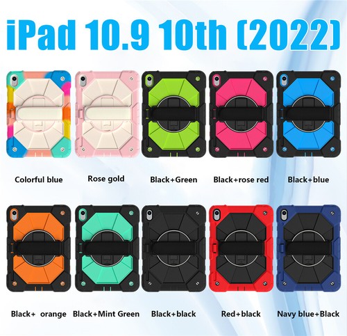 Für iPad 5/6/7/8/9/10/11. Gen A16 2025 Starkstrapaz Stoßdämpf Etui Ständer Case - Bild 2 von 122