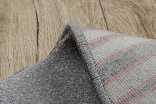 Hardwearing Soft Carpets 'DISCRETION' circle silver very thick Rug Best-carpets - Picture 3 of 6