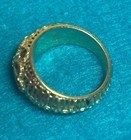 14kt Filigree Openwork Design Ring Yellow Gold Sz 7 4.0 Grams Made in Italy — photo 7