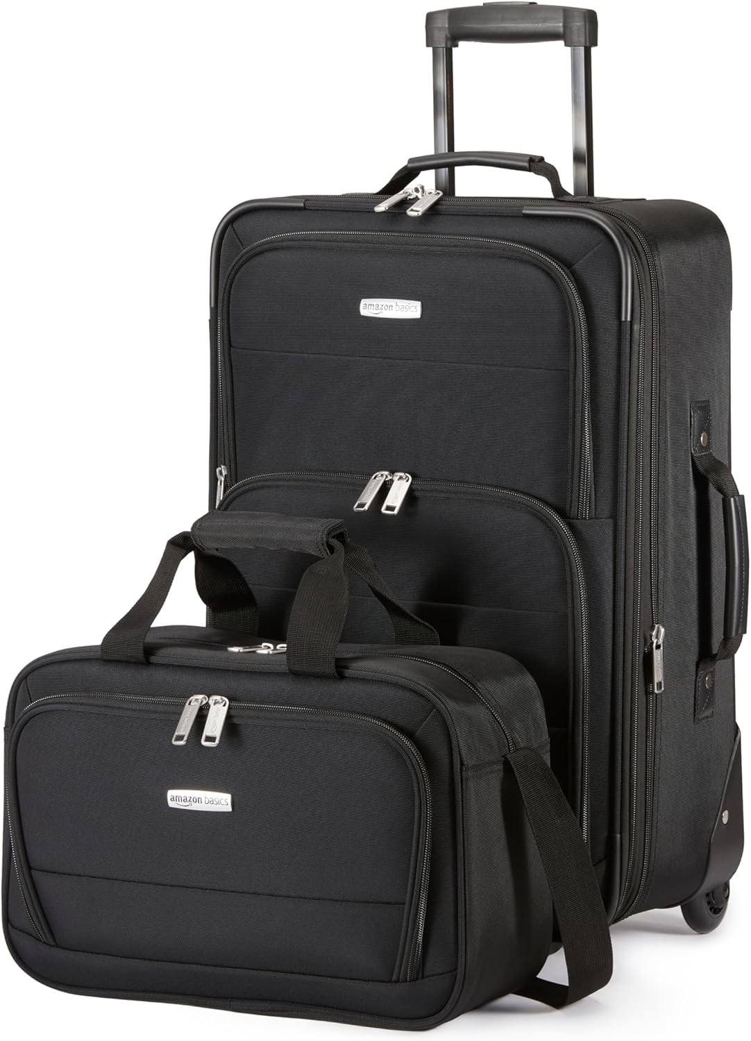 Set 23inch Expandable Suitcase W/wheels 15inch Tote Extra Sp