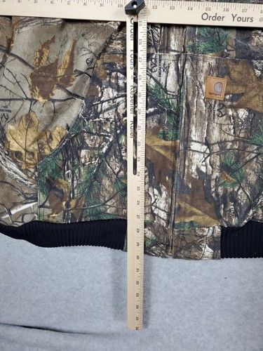 Carhartt - Giacca mimetica Realtree foderata trapuntata USA J221 977 uomo 3LX - Foto 5 di 10