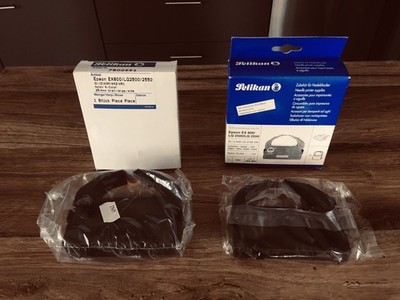 2x 4 Color 1x Black Ribbon Cartridge for Epson EX 800 LQ 2500 2550 Printer 