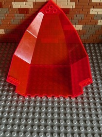 (L-2) LEGO&reg; 2409 Space 6983 Ice Planet Disc Trans Neon Orange